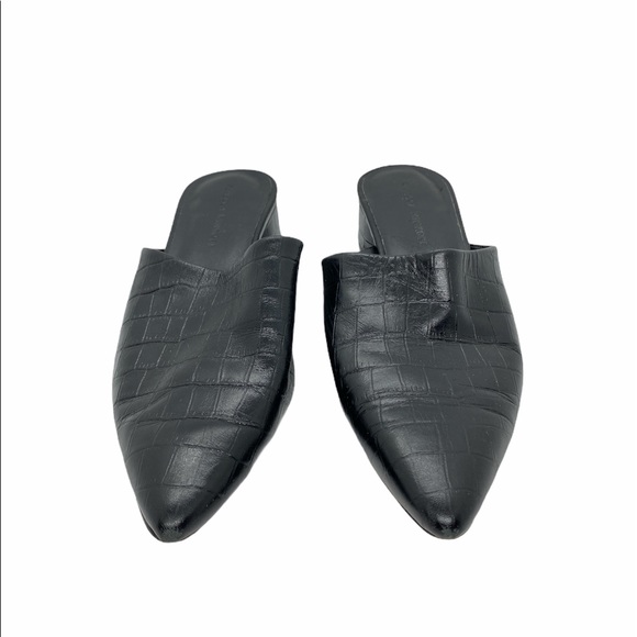 Rebecca Minkoff Leather Fermina Too Mules Black - Picture 3 of 7